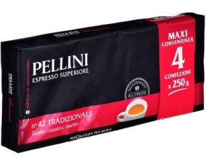 Kawa mielona PELLINI no 42 Tradizionale 4x250g