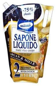 Mydło w płynie MIL MIL zapas 2l Argan i miód