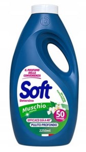 Płyn do prania białego SOFT Muschio - piżmo 2,25L