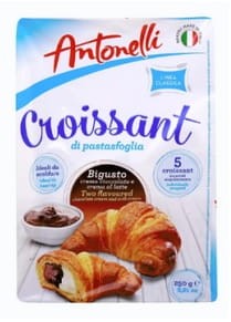 Croissant ANTONELLI z nadzieniem mleczno/czekoladowym250g