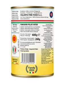 SOLANIA San Marzano Pomodoro Pelati 400g