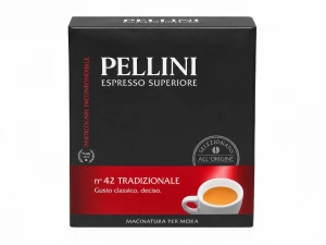 Kawa mielona PELLINI no 42 Tradizionale 2x250g