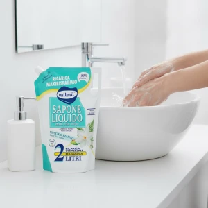 Mydło w płynie MIL MIL białe piżmo zapas 2l bathroom