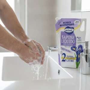 Mydło w płynie MIL MIL Talk i Iris zapas 2l-bathroom
