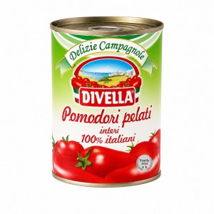 Włoskie pomidory w całości DIVELLA Pelati 400g