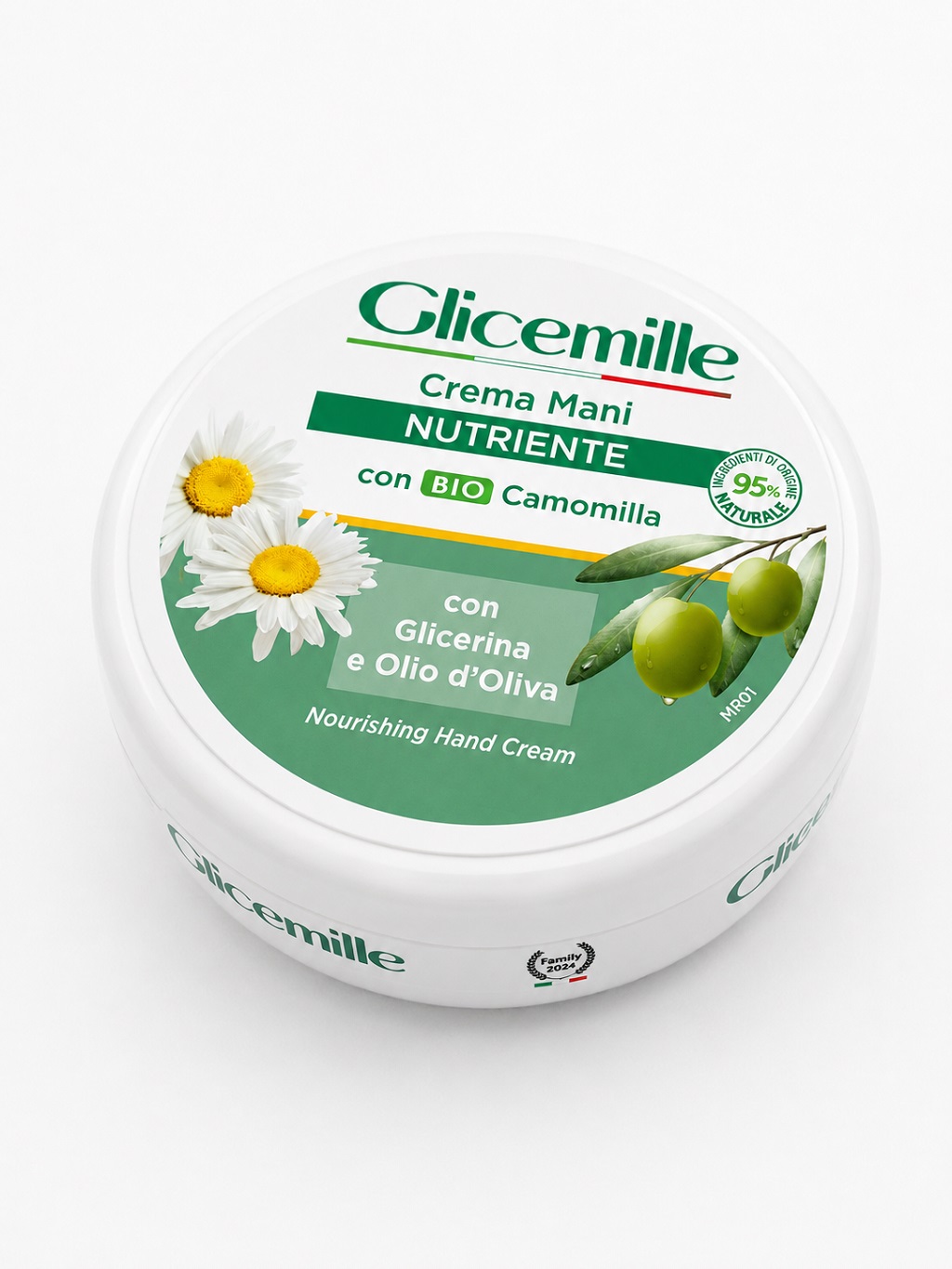 Krem nawilżający do rąk GLICEMILLE z rumiankiem, gliceryną i oliwą z oliwek 100ml