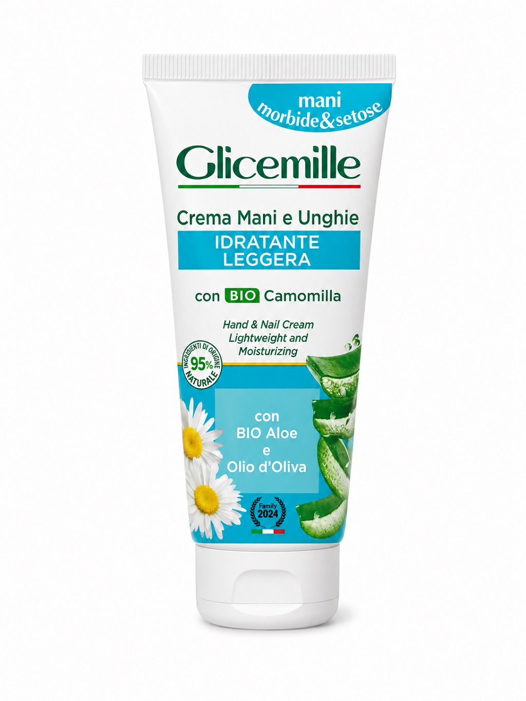Krem nawilżający do rąk GLICEMILLE z rumiankiem i aloesem 100ml