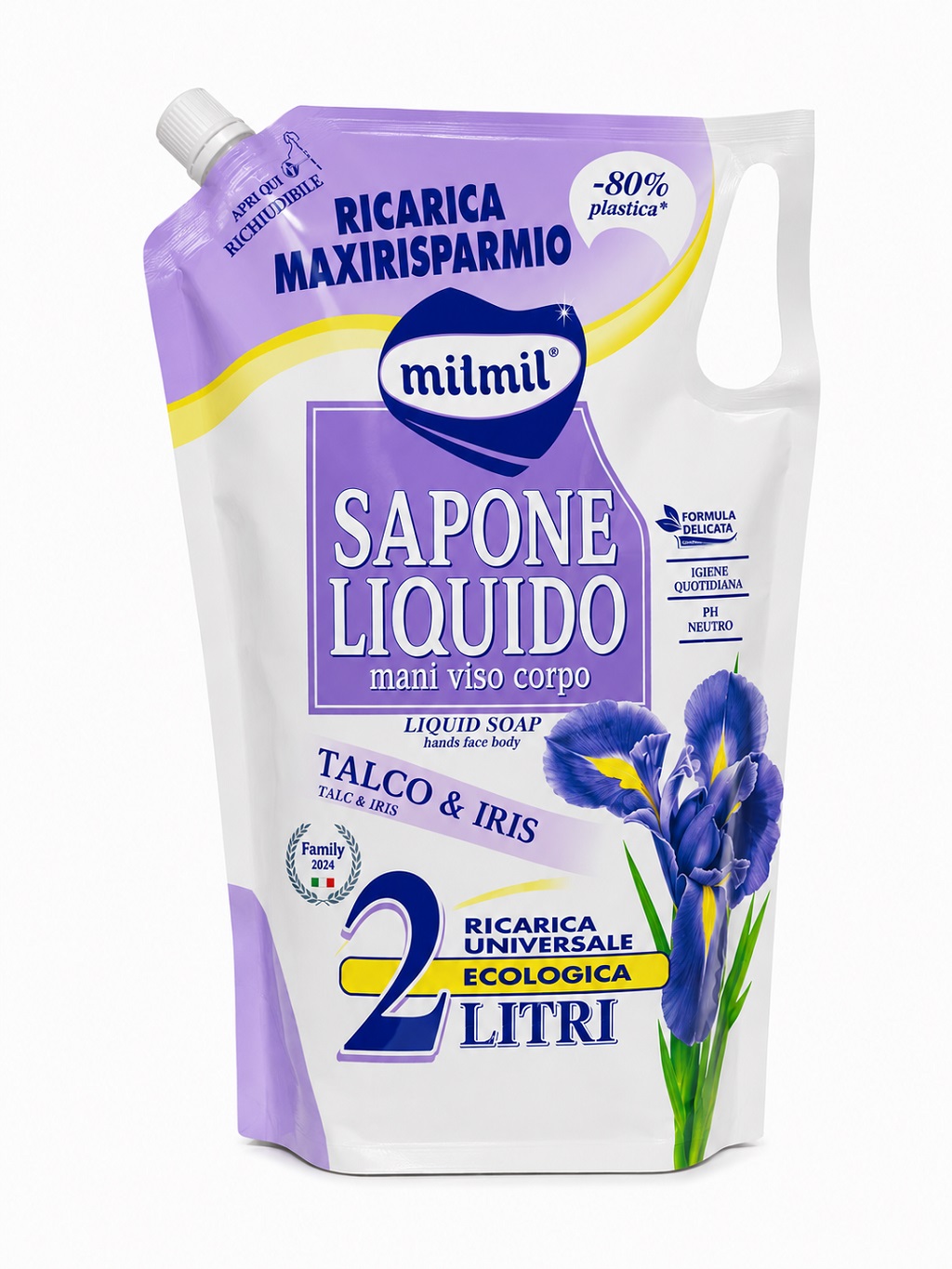 Mydło w płynie MIL MIL Talk i Iris zapas 2000ml