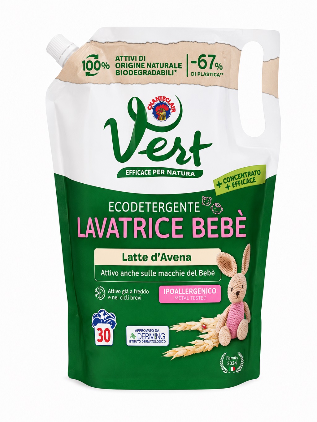 Płyn do prania CHANTE CLAIR Vert Bebe 1200ml