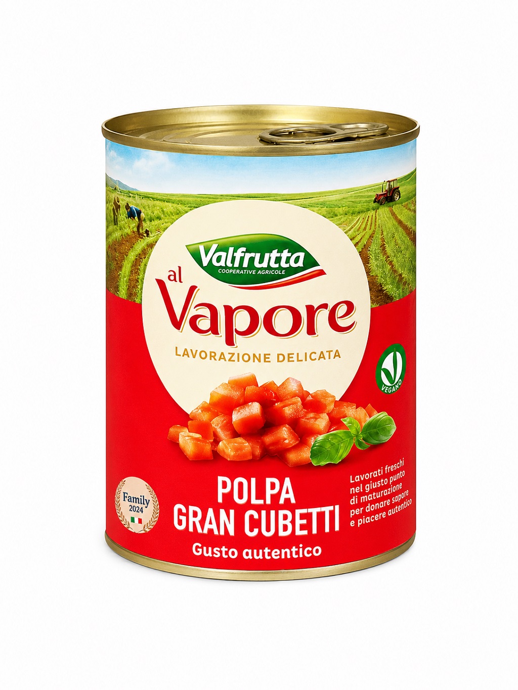 Polpa Gran Cubetti VALFRUTTA krojone pomidory 400g