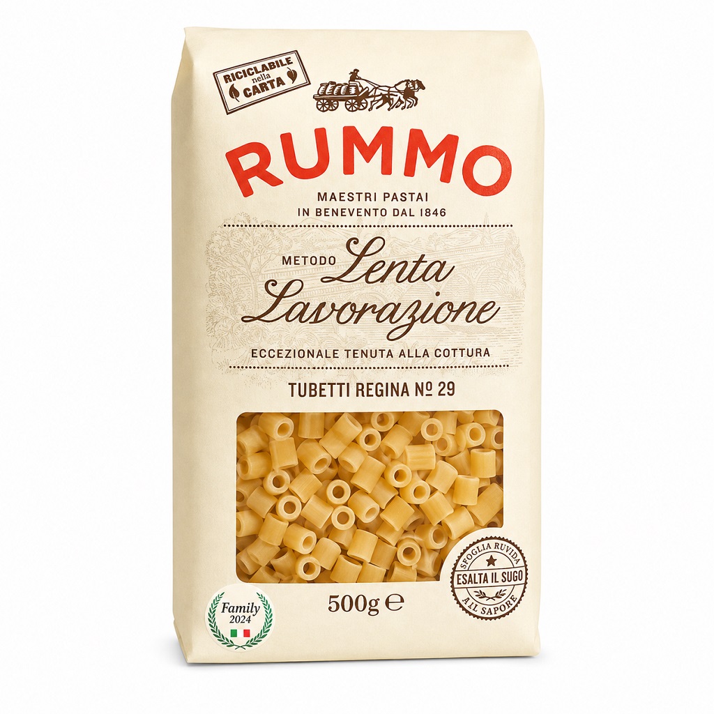Makaron RUMMO semola 29 Tubetti Regina 500g