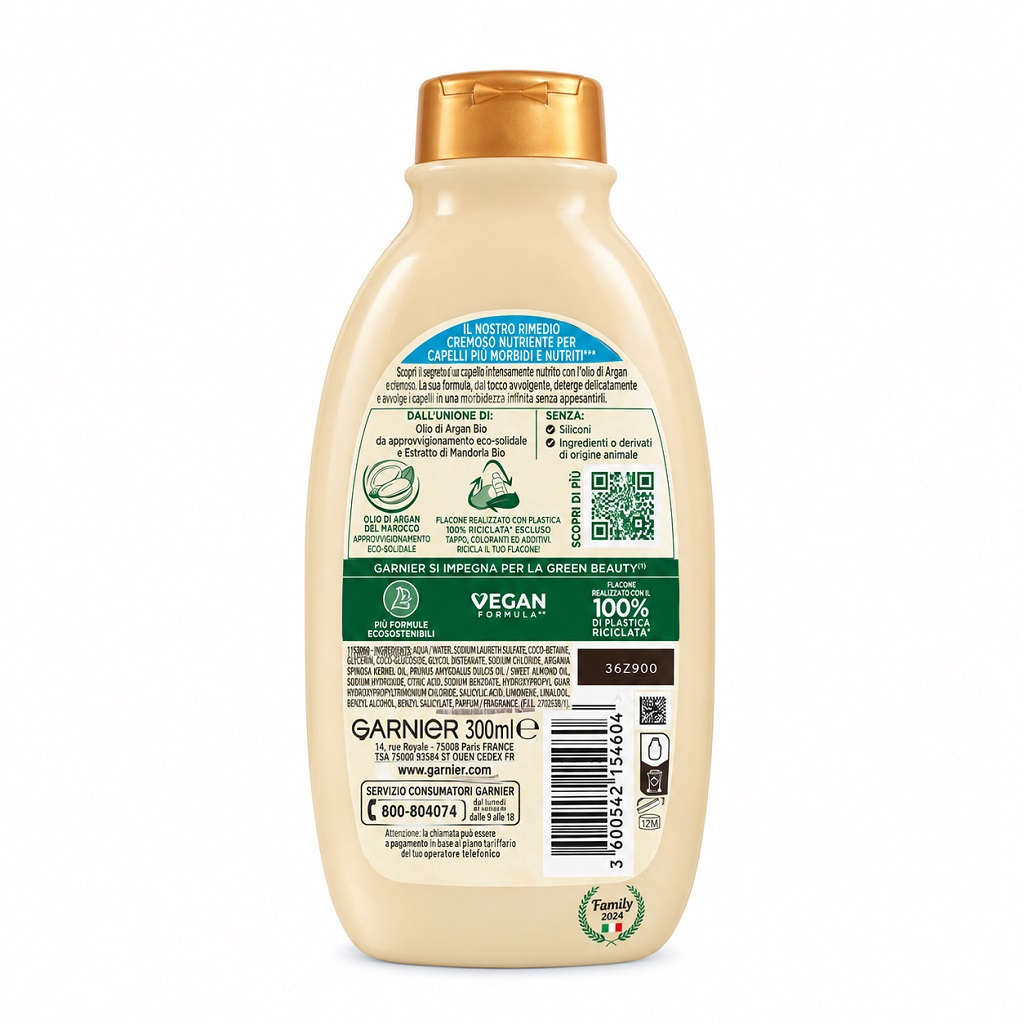 Szampon GARNIER Ultra Dolce Rituale d'Argan